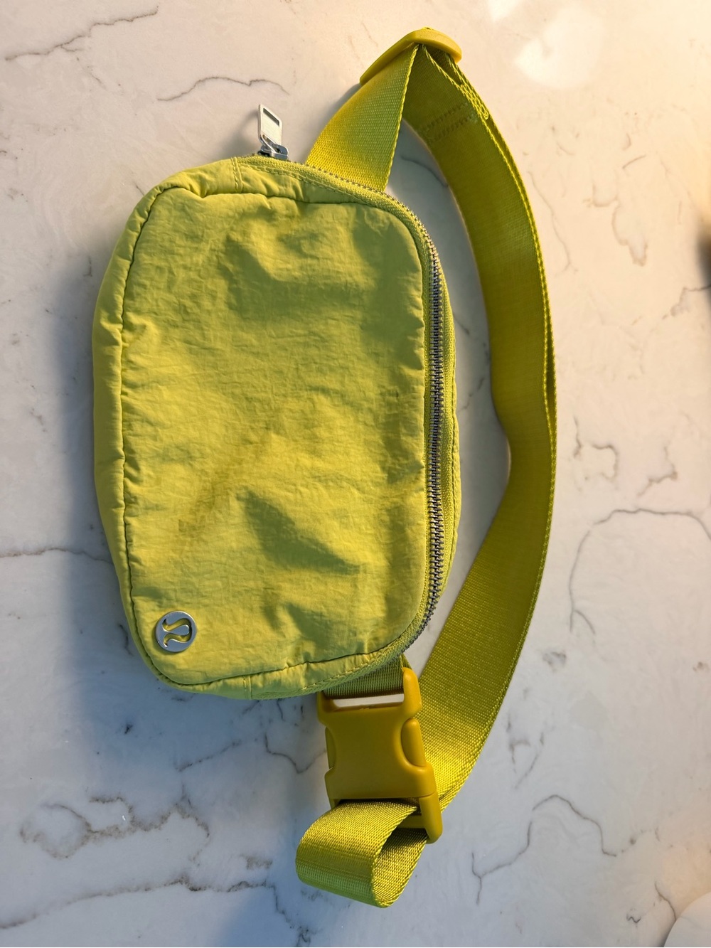 lululemon athletica Lime Green Crossbody Sling Bag
